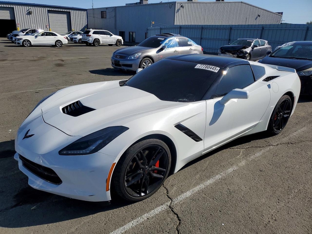 Vedere 2017 CHEVROLET CORVETTE STINGRAY Z51 2LT, unghi 1