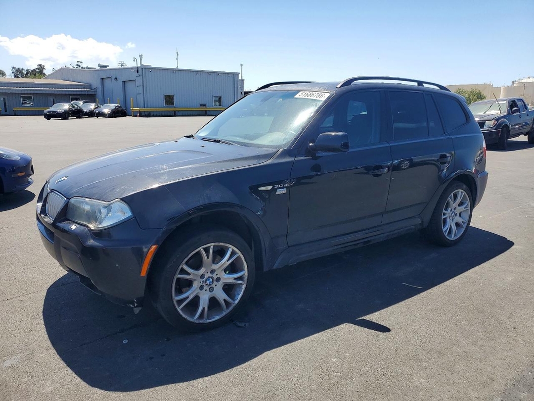 Vue de 2007 BMW X3 3.0SI, angle 1