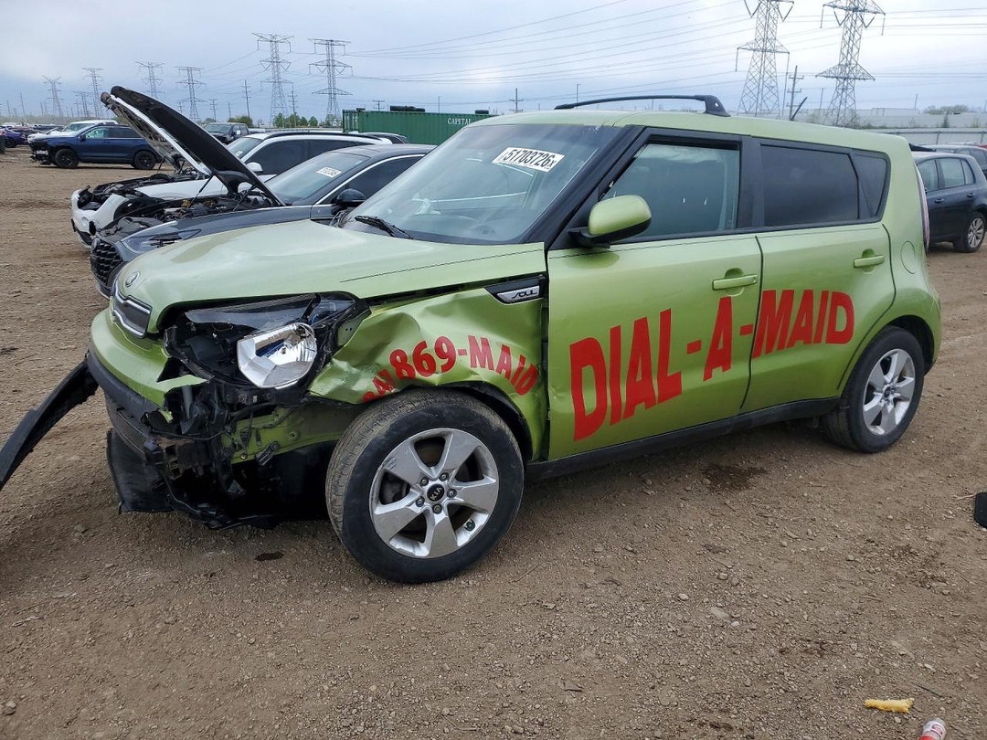 Vedere 2018 KIA SOUL BASE, unghi 1