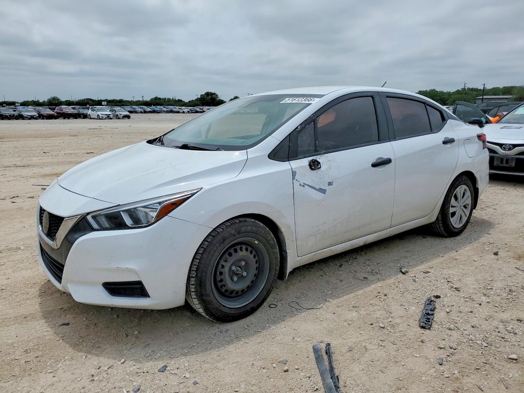 Vedere 2021 NISSAN VERSA S, unghi 1