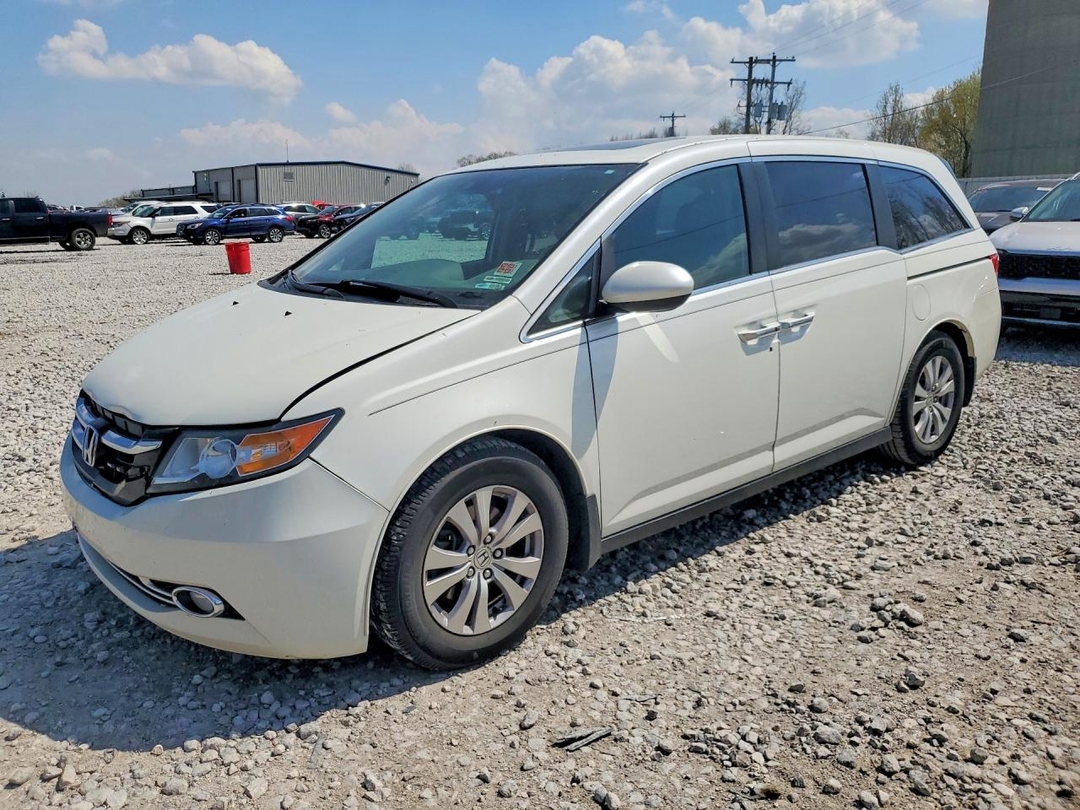 Vista de 2016 HONDA ODYSSEY EXL, ángulo 1