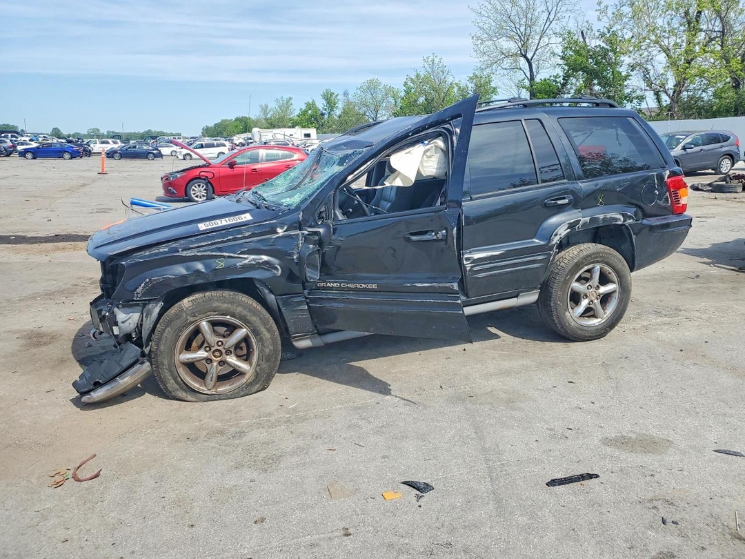Vista de 2003 JEEP GRAND CHEROKEE OVERLAND, ángulo 1