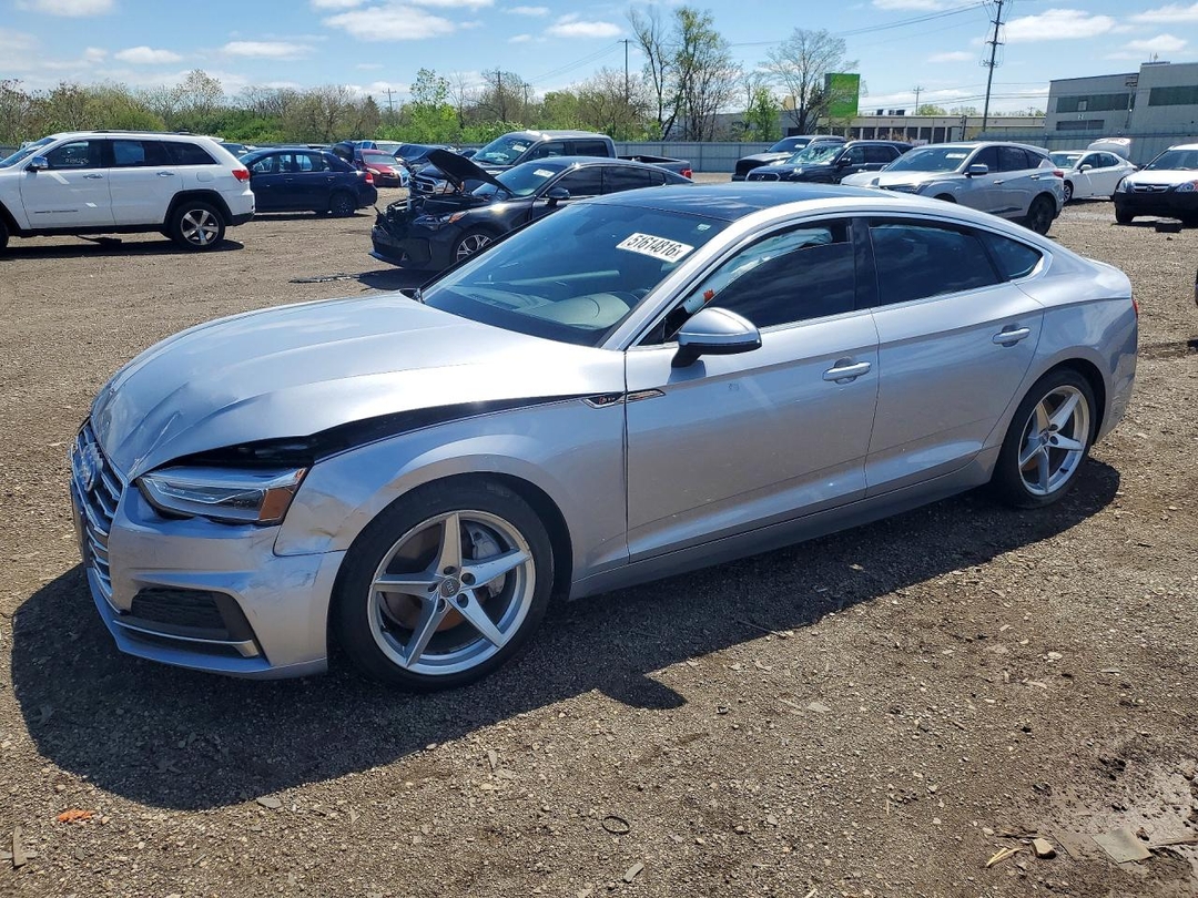 Vue de 2018 AUDI A5 PREMIUM S LINE, angle 1