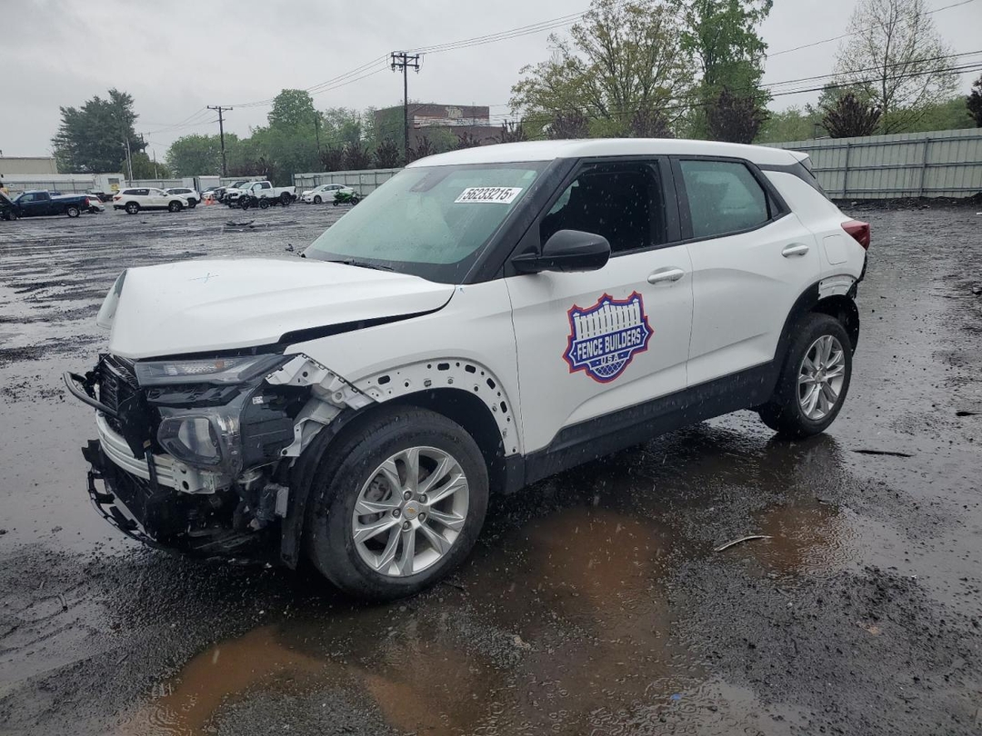 Вид 2022 CHEVROLET TRAILBLAZER LS, угол 1