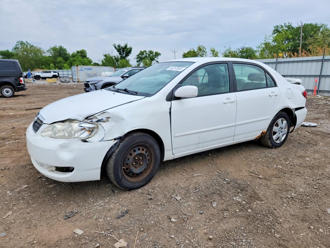 Vue de 2008 TOYOTA COROLLA LE, angle 1