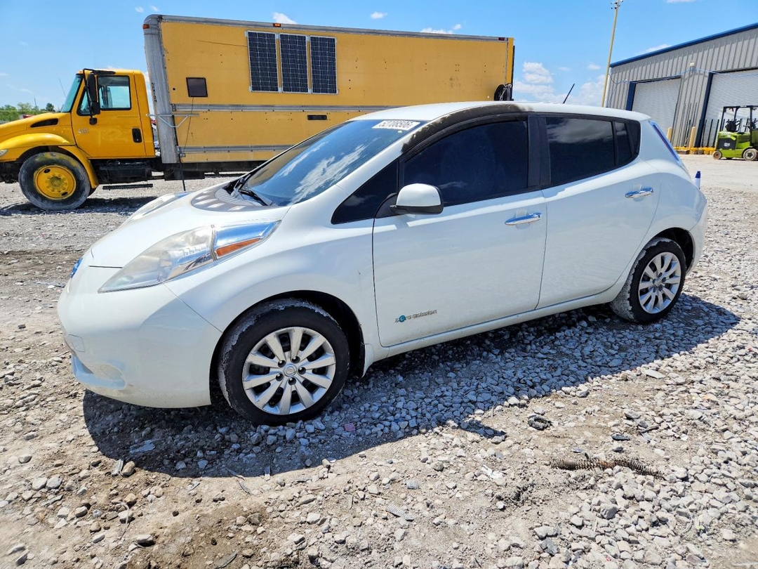 Vista de 2015 NISSAN LEAF S, ángulo 1