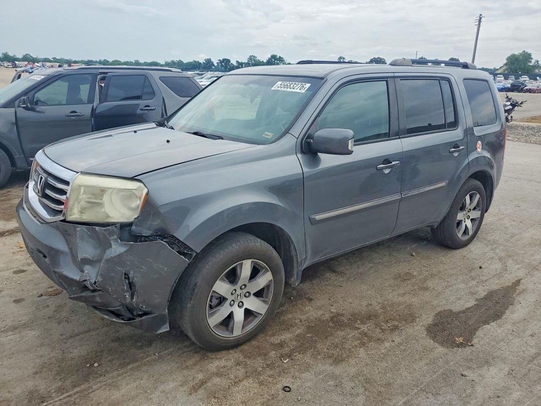 Вид 2013 HONDA PILOT TOURING, угол 1