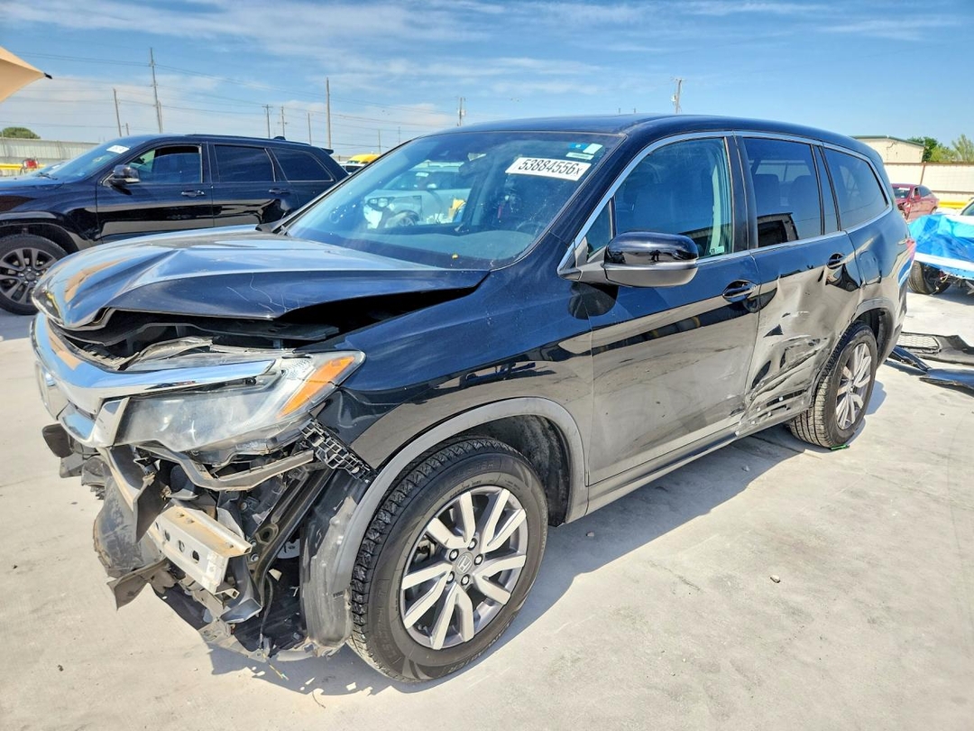 Вид 2020 HONDA PILOT EXL, угол 1
