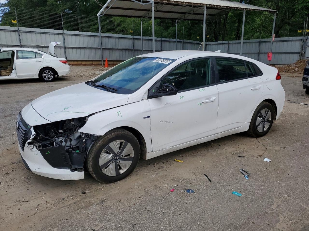 Vista de 2017 HYUNDAI IONIQ BLUE, ángulo 1