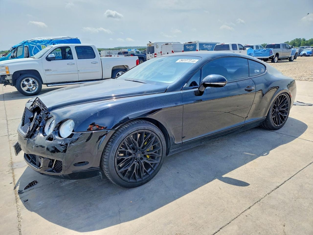 Вид 2010 BENTLEY CONTINENTAL GT SPEED, угол 1