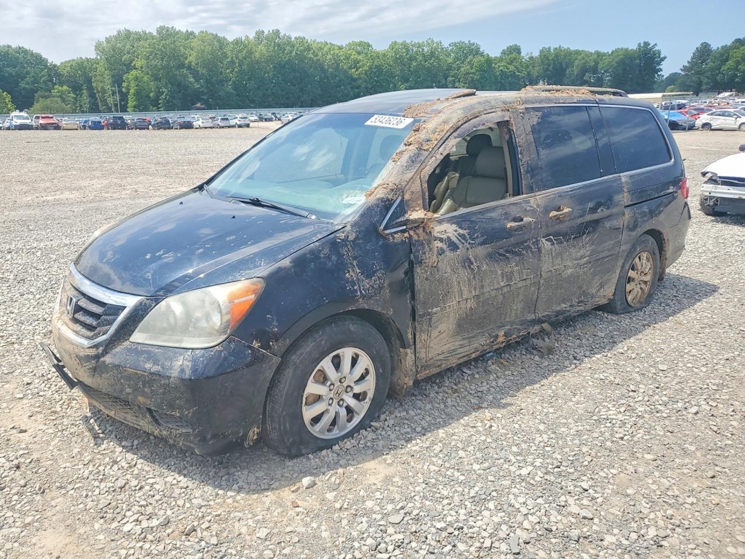 Vista de 2008 HONDA ODYSSEY EXL, ángulo 1