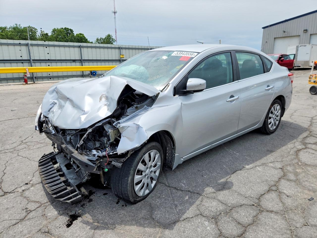 Вид 2015 NISSAN SENTRA SV, угол 1