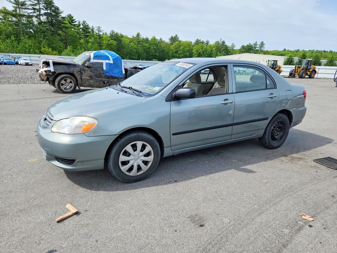 Vedere 2003 TOYOTA COROLLA CE, unghi 1