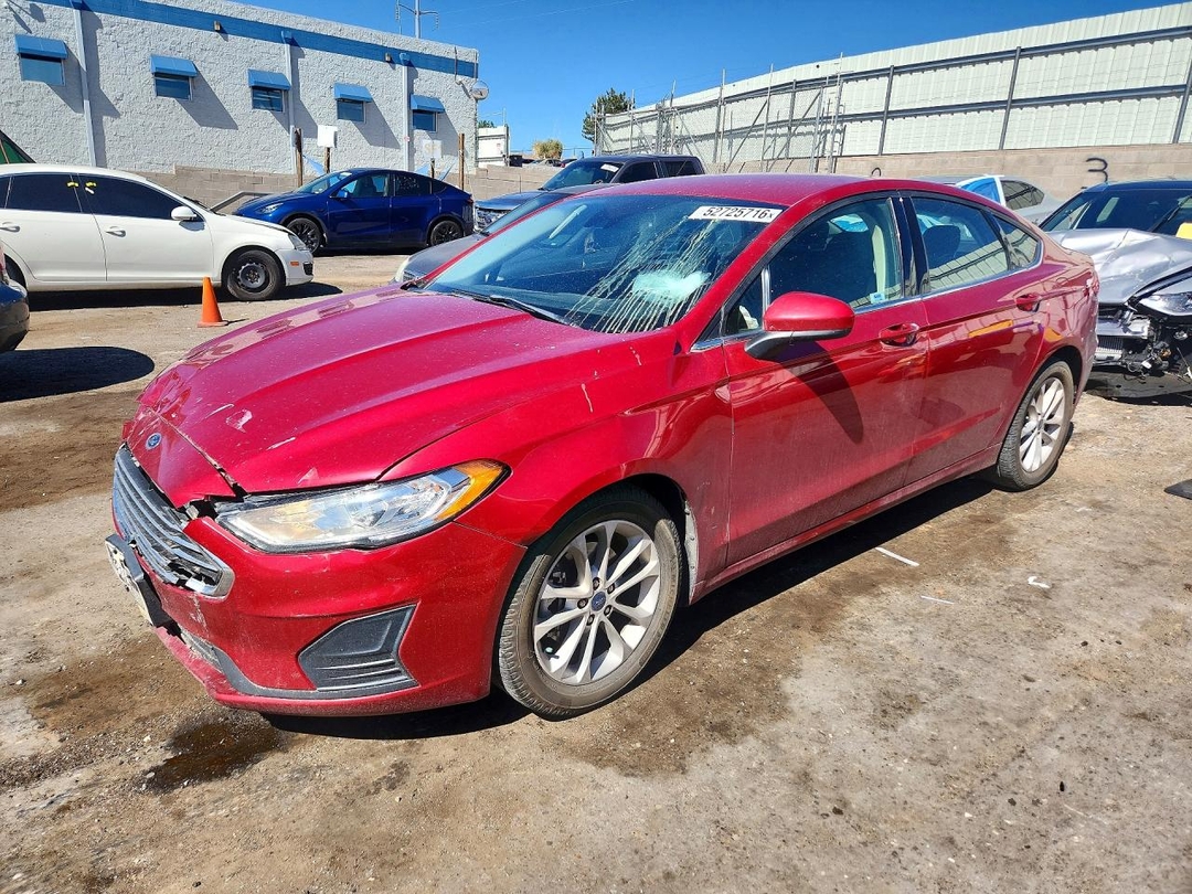 Vedere 2020 FORD FUSION SE, unghi 1