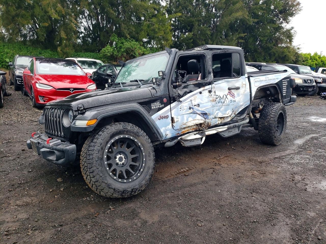 Vue de 2020 JEEP GLADIATOR RUBICON, angle 1