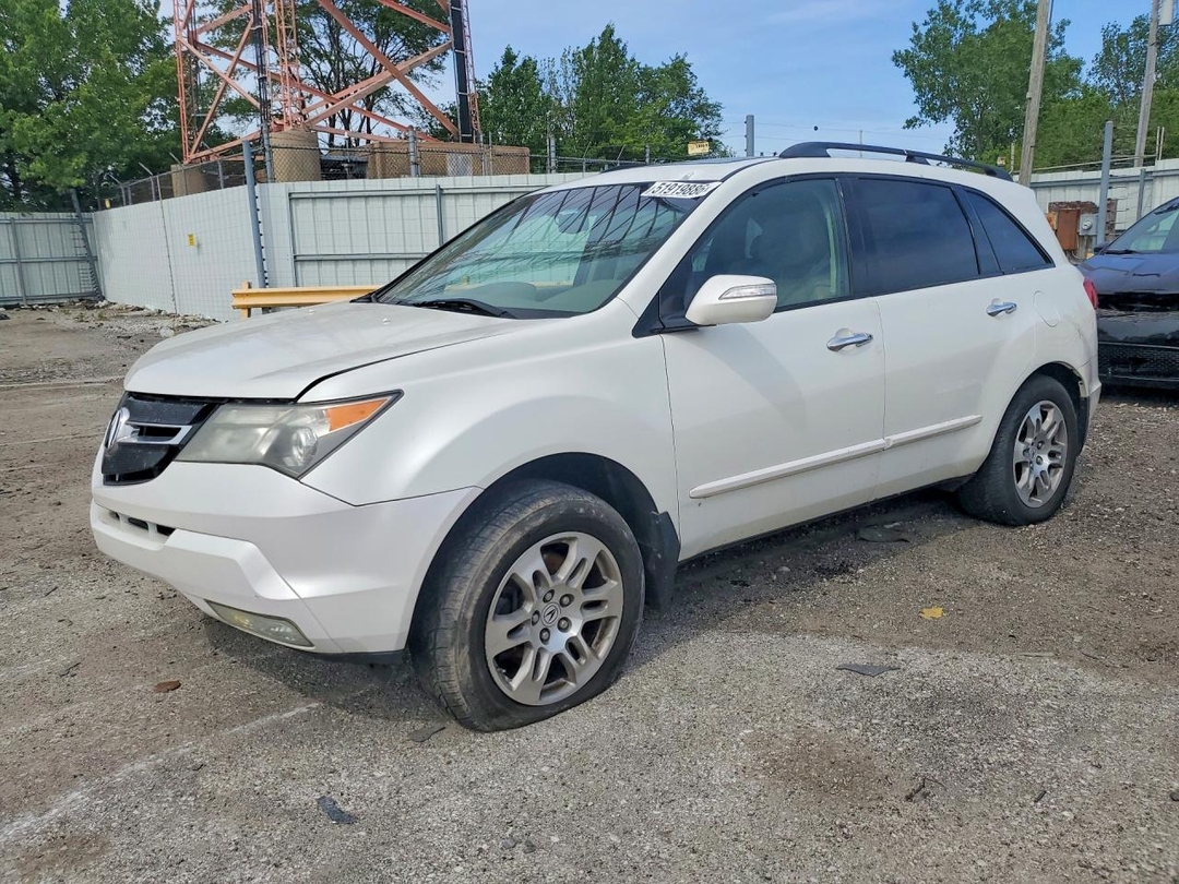 Vue de 2008 ACURA MDX TECHNOLOGY, angle 1