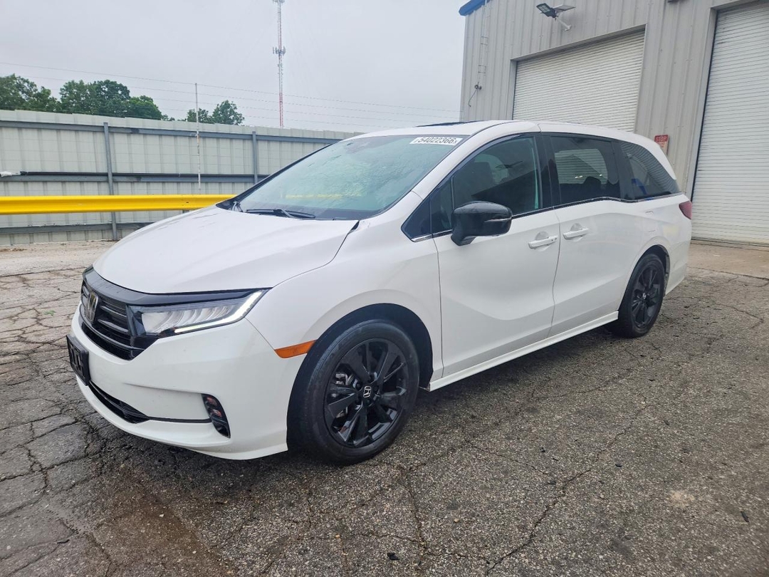 Вид 2024 HONDA ODYSSEY SPORT, угол 1