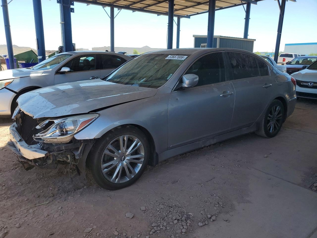 Вид 2012 HYUNDAI GENESIS 3.8L, угол 1