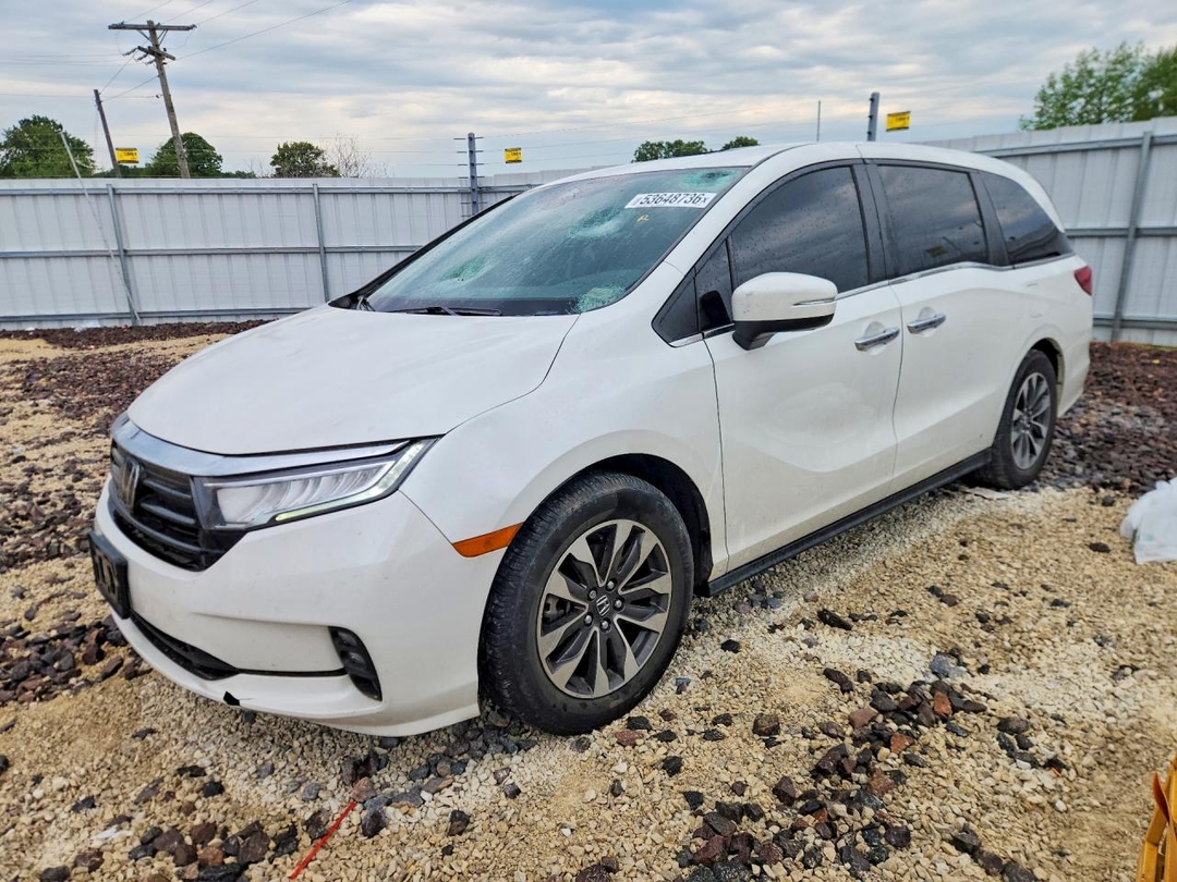 Vedere 2021 HONDA ODYSSEY EXL, unghi 1