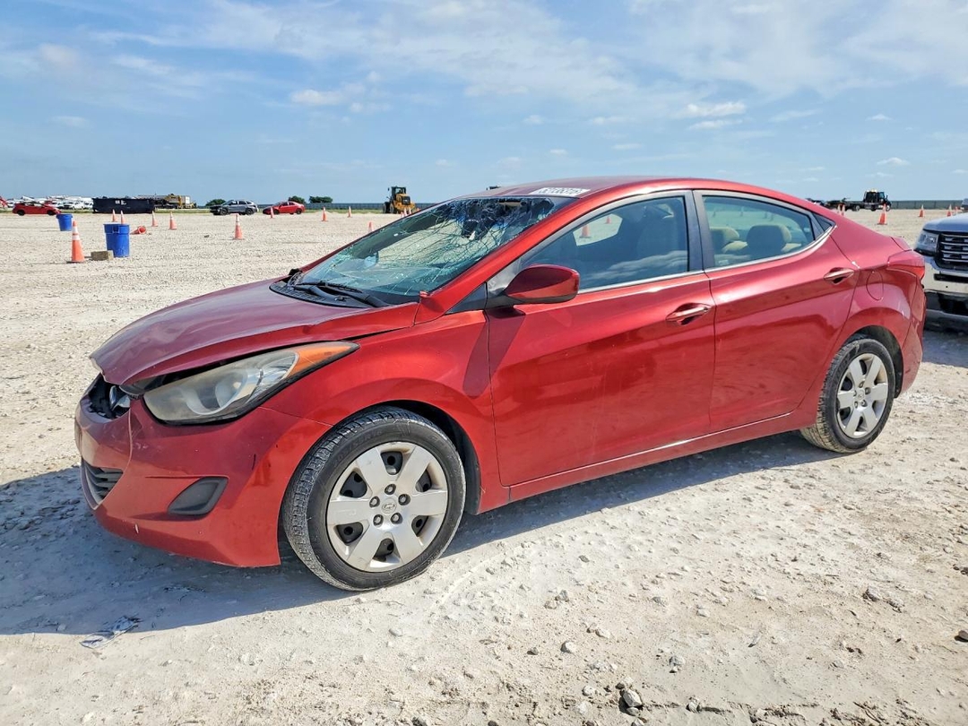 Vue de 2011 HYUNDAI ELANTRA GLS, angle 1