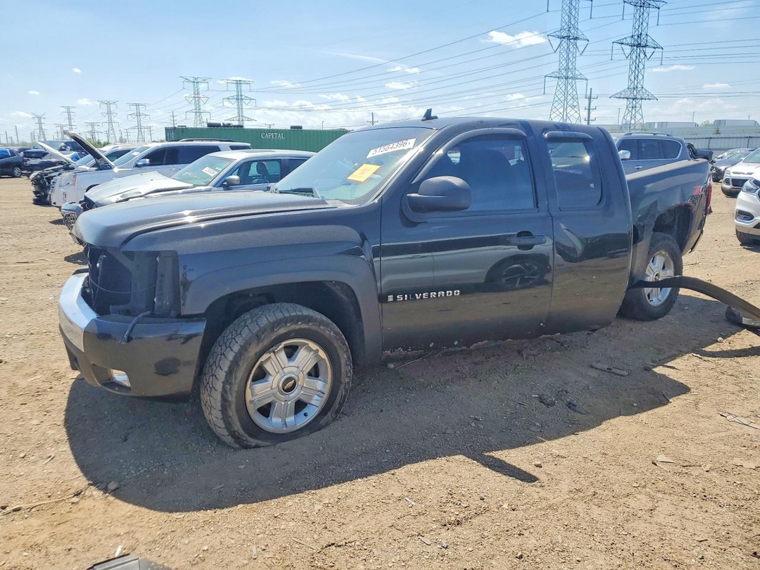 منظر 2008 CHEVROLET SILVERADO K1500، زاوية 1
