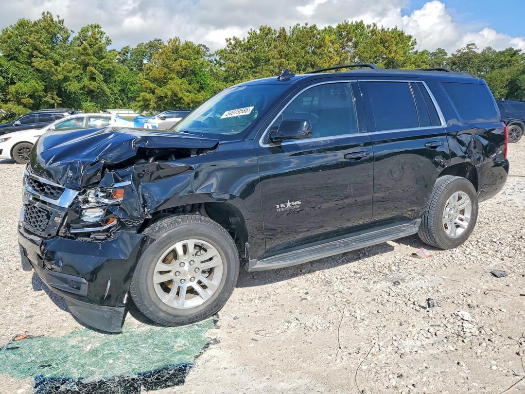 Вид 2018 CHEVROLET TAHOE C1500 LT, угол 1