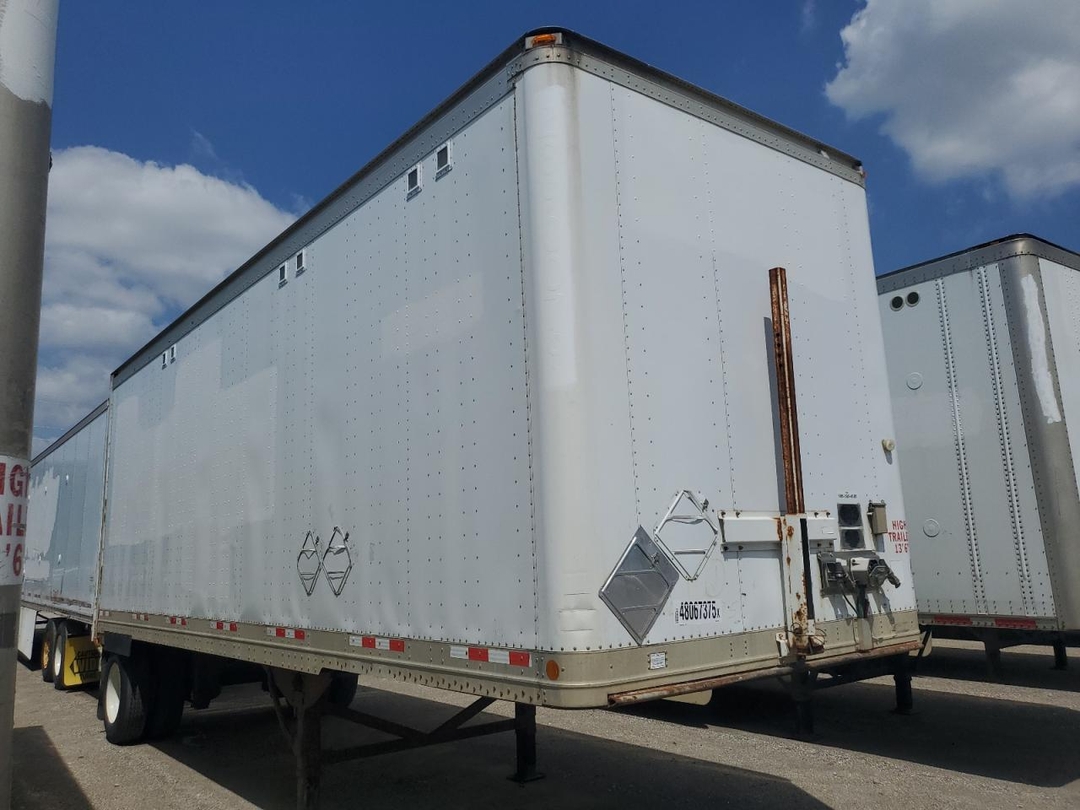 Vista de 2008 GREAT DANE SSL-1312-02028 DRY VAN TRAILER, ángulo 1