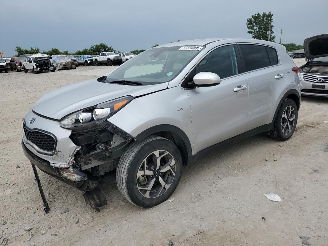 Vista de 2020 KIA SPORTAGE LX, ángulo 1