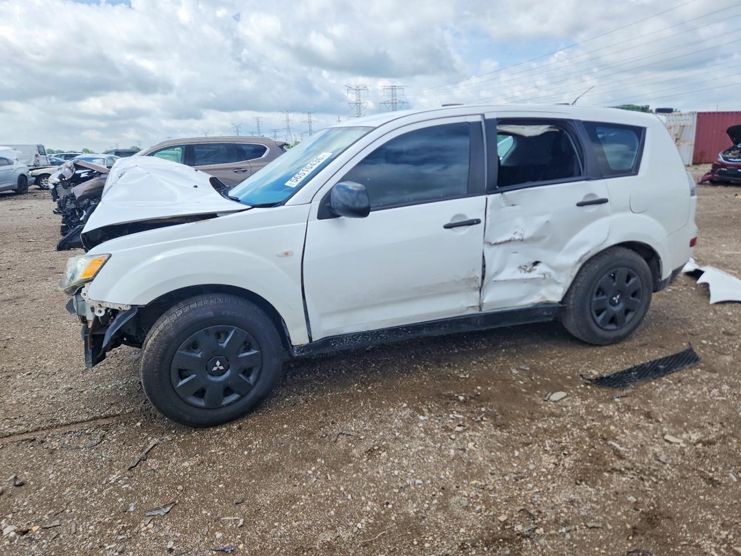 Вид 2007 MITSUBISHI OUTLANDER ES, угол 1