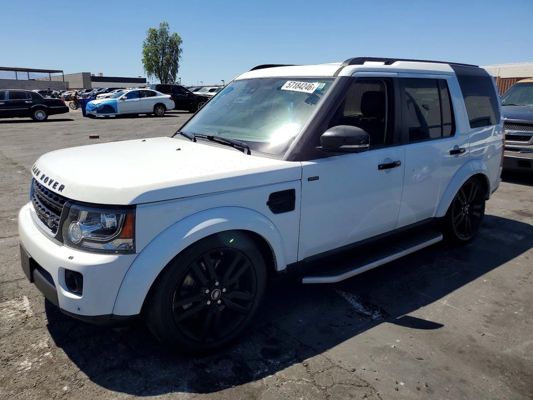 Вид 2016 LAND ROVER LR4 HSE, угол 1