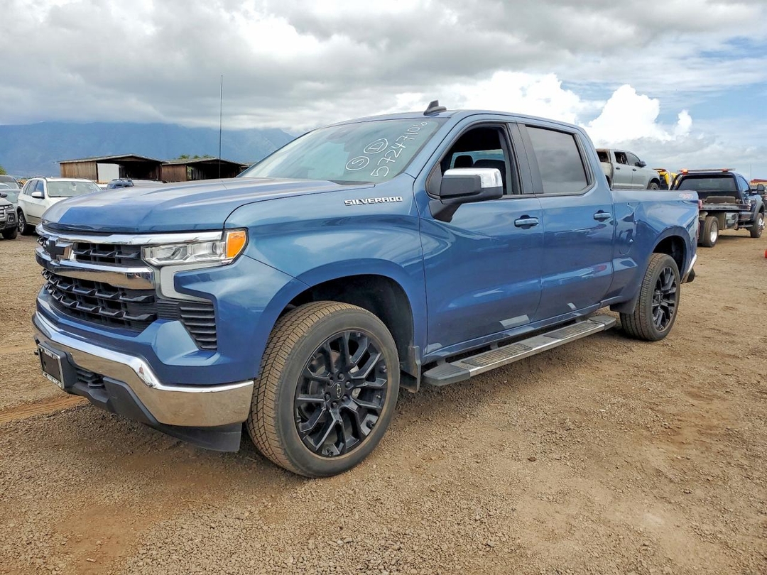 Vue de 2024 CHEVROLET SILVERADO K1500 LT, angle 1