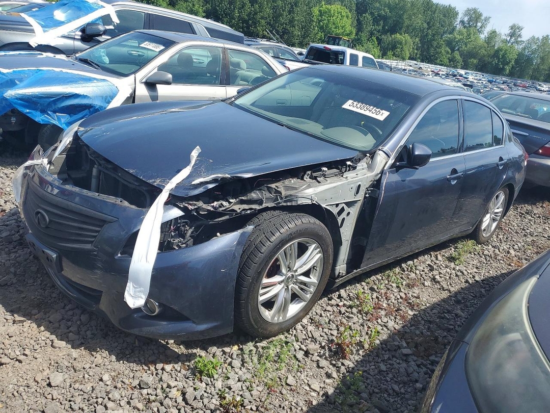 Vista de 2011 INFINITI G37 SEDAN X, ángulo 1
