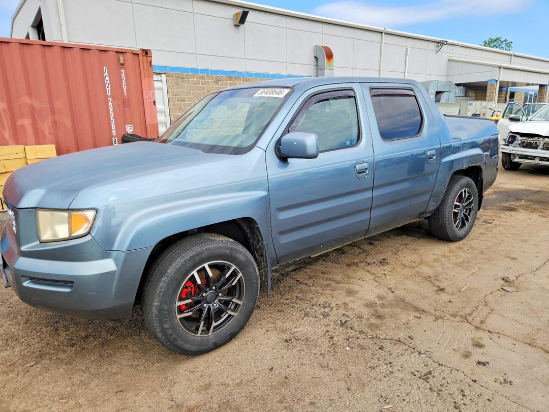 Вид 2006 HONDA RIDGELINE RTL, угол 1