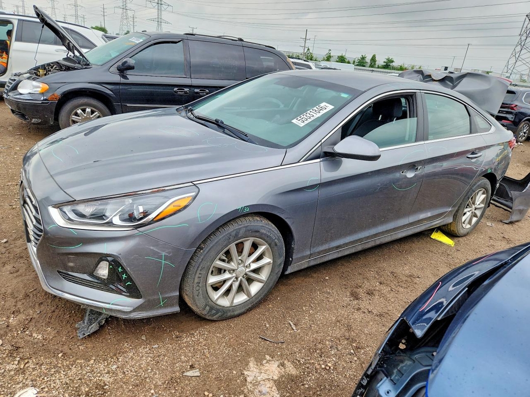 Вид 2019 HYUNDAI SONATA SE, угол 1