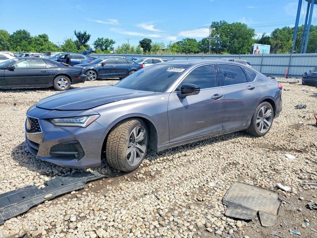 Vue de 2021 ACURA TLX ADVANCE, angle 1