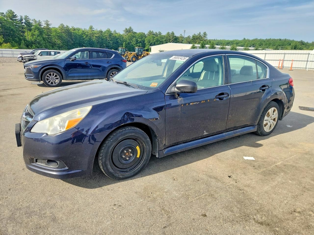 Вид 2012 SUBARU LEGACY 2.5I, угол 1