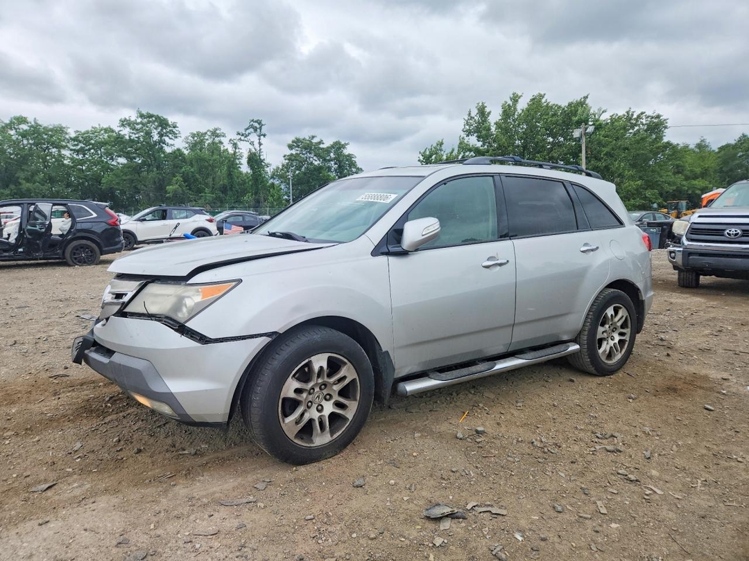 منظر 2009 ACURA MDX، زاوية 1