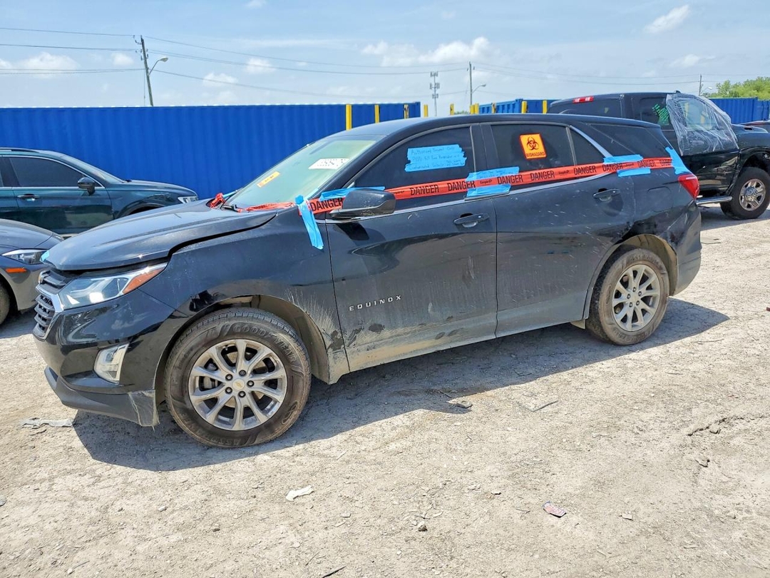 Vue de 2018 CHEVROLET EQUINOX LT, angle 1