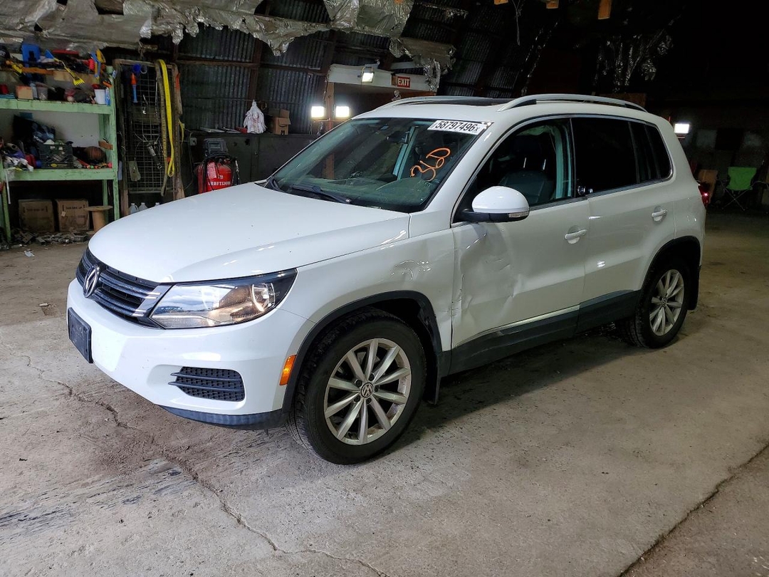 Vue de 2017 VOLKSWAGEN TIGUAN WOLFSBURG, angle 1