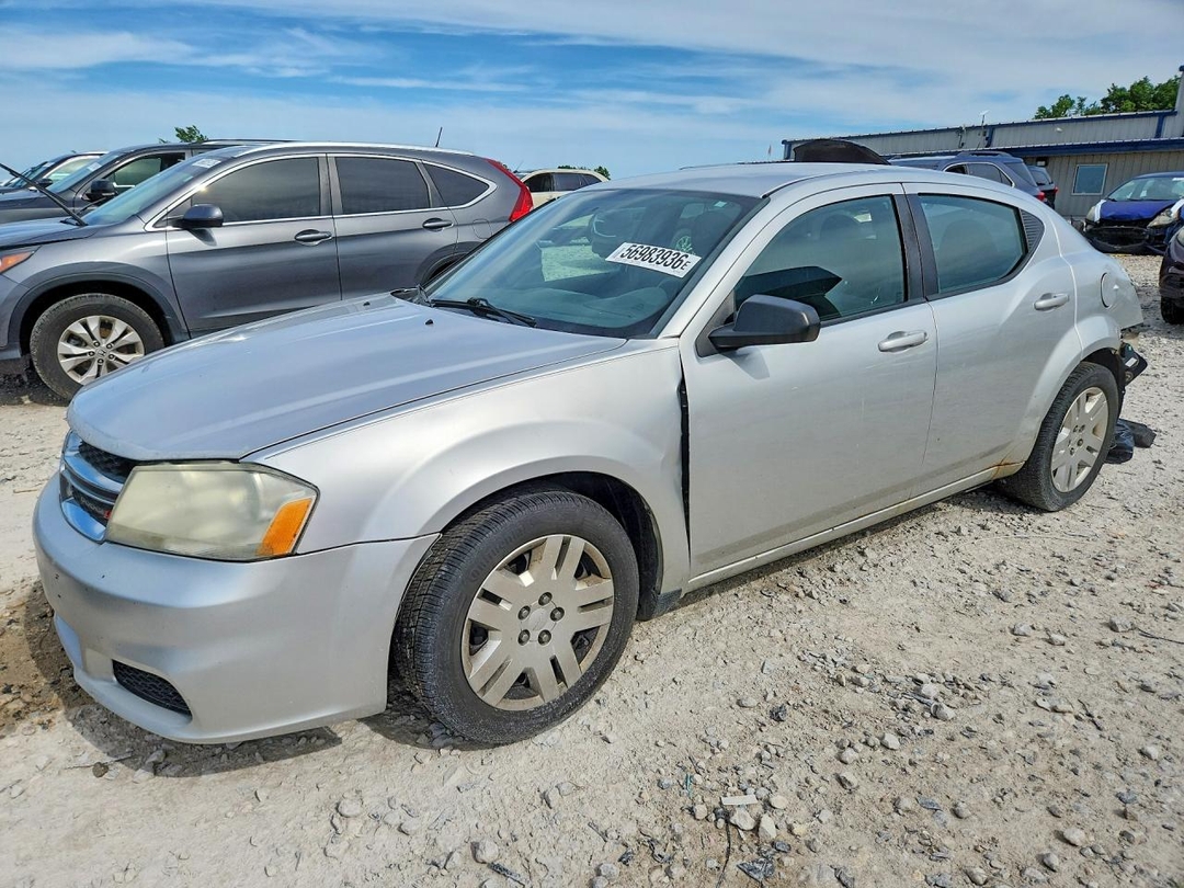 Vue de 2012 DODGE AVENGER SE, angle 1