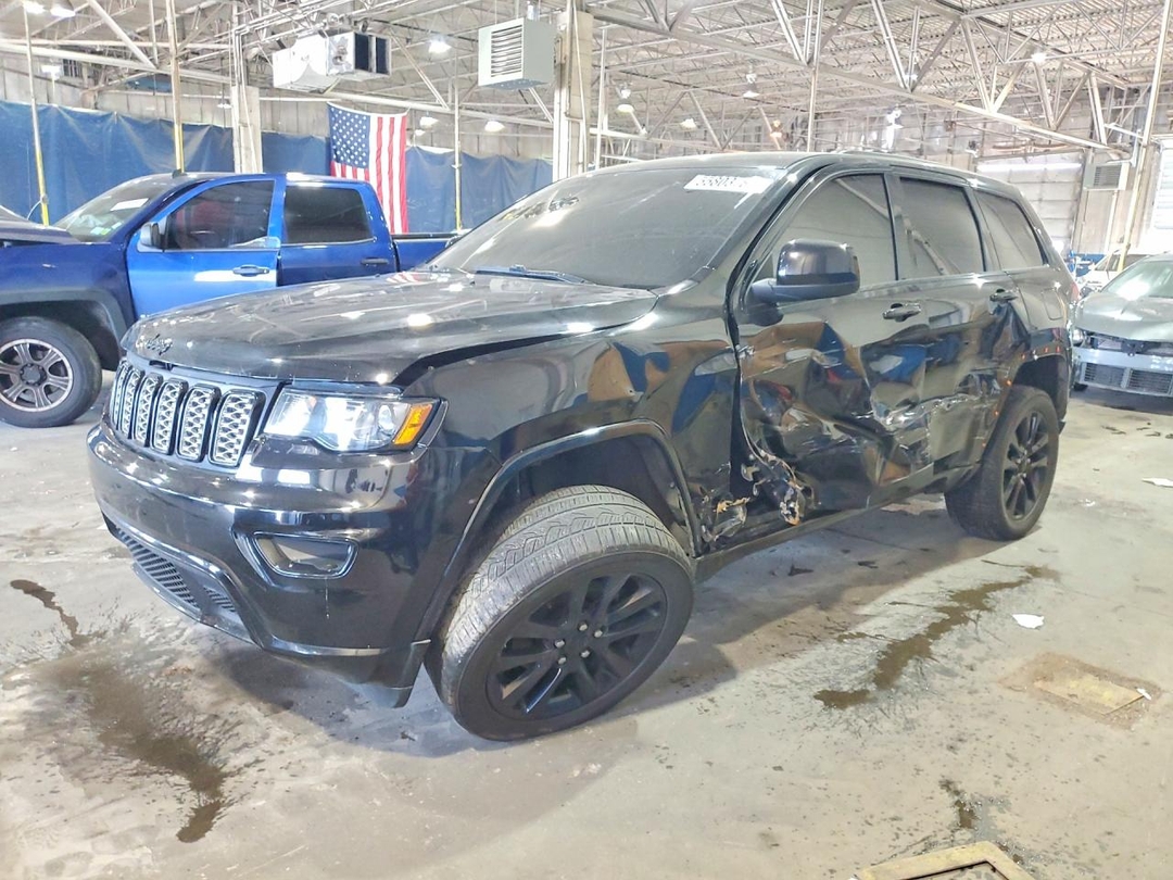 Vedere 2018 JEEP GRAND CHEROKEE LAREDO, unghi 1