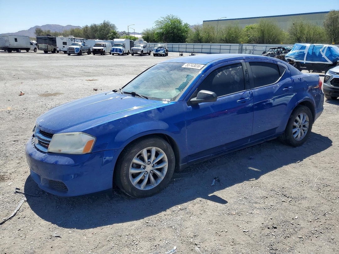 Vista de 2014 DODGE AVENGER SE, ángulo 1
