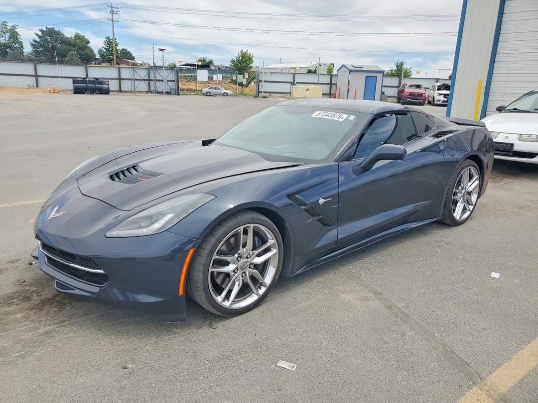 منظر 2014 CHEVROLET CORVETTE STINGRAY Z51 3LT، زاوية 1