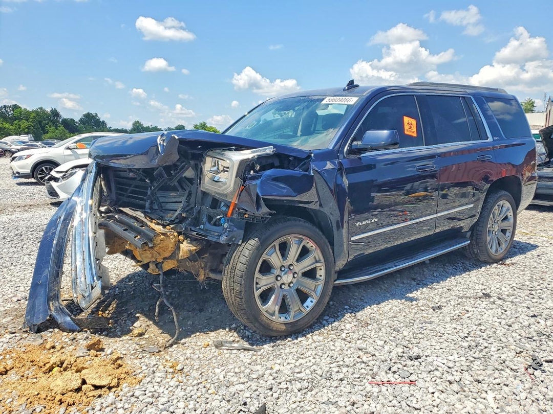 Вид 2019 GMC YUKON SLT, угол 1