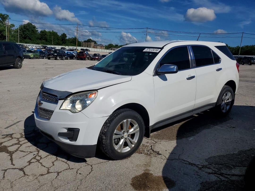 Vista de 2013 CHEVROLET EQUINOX LS, ángulo 1