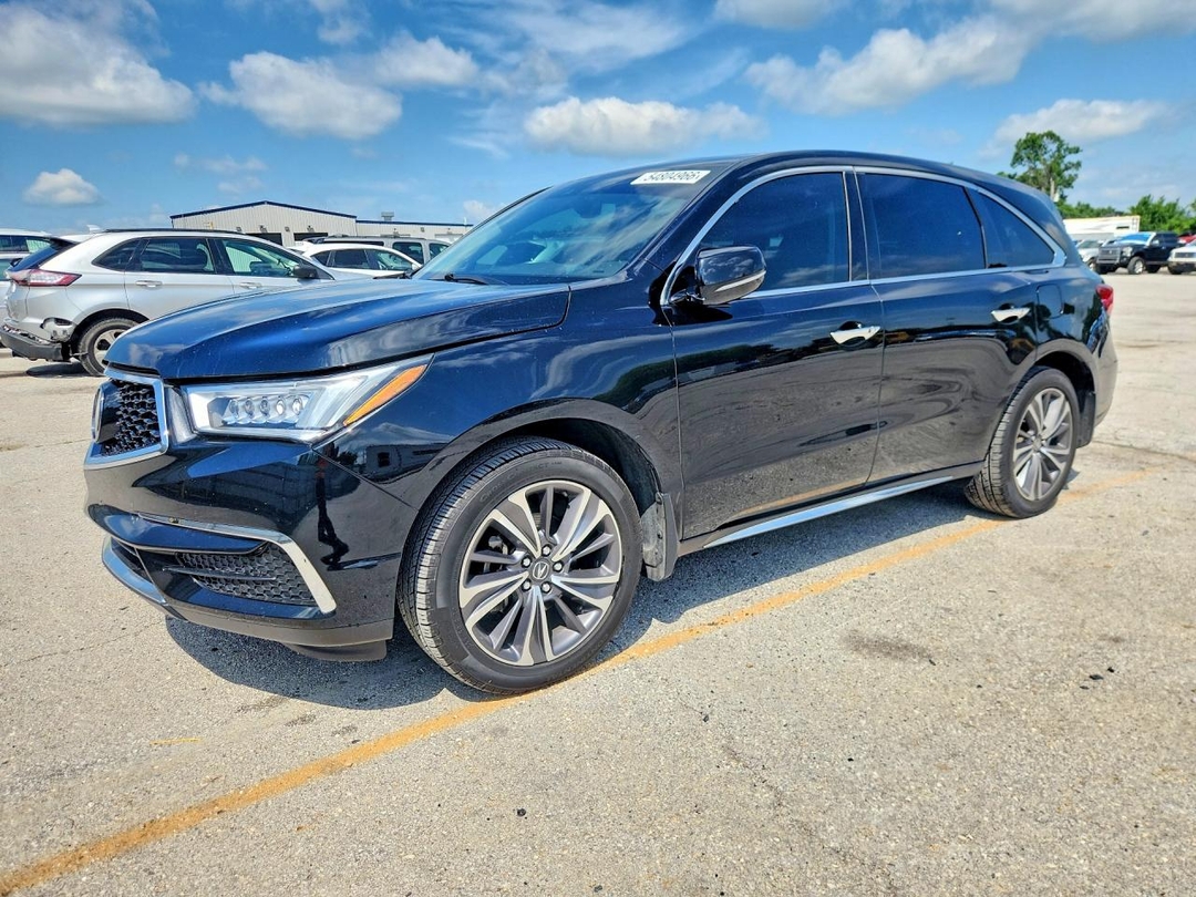 Vue de 2019 ACURA MDX TECHNOLOGY, angle 1