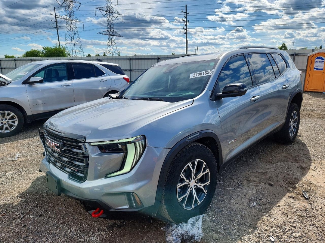 Vue de 2025 GMC ACADIA AT4, angle 1