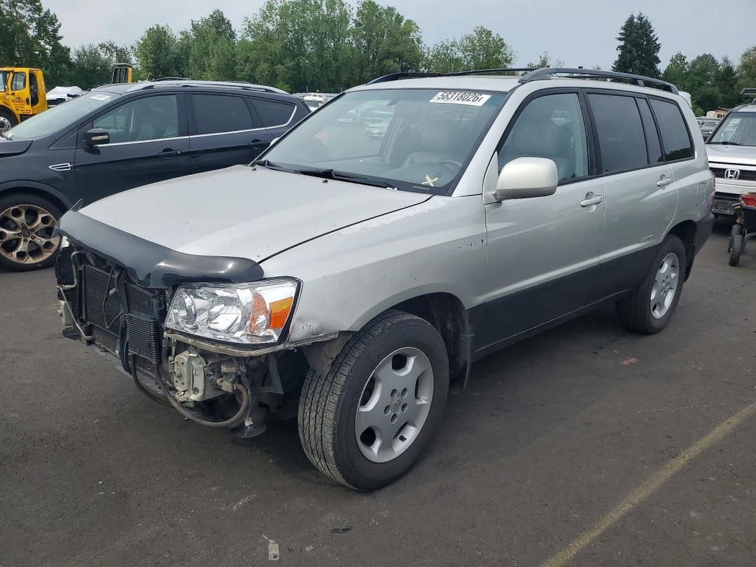 Vue de 2007 TOYOTA HIGHLANDER HYBRID, angle 1
