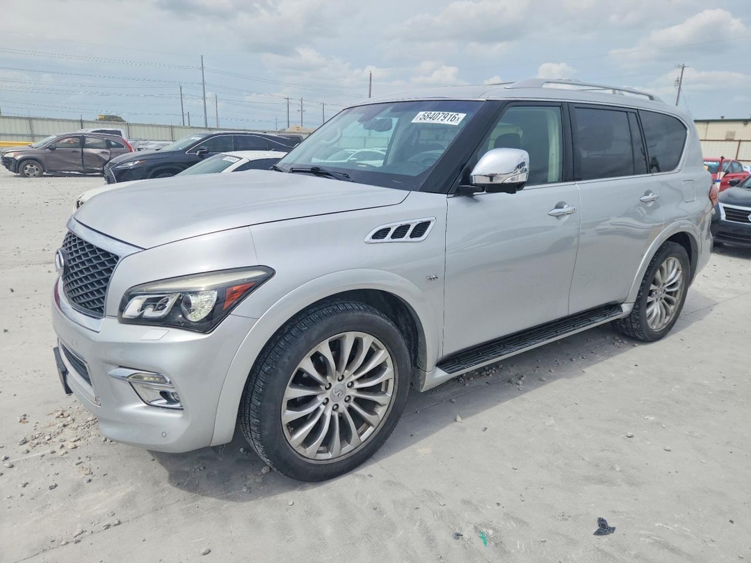 Vista de 2015 INFINITI QX80 BASE, ángulo 1