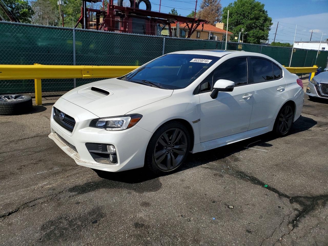 Vista de 2016 SUBARU WRX LIMITED, ángulo 1
